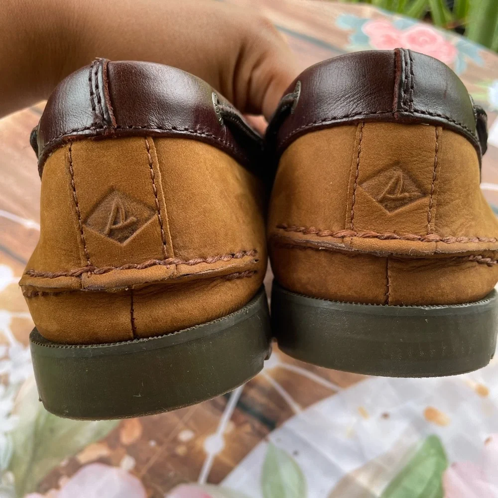 Sperry Brown Boat Shoes Classic Nautical Design